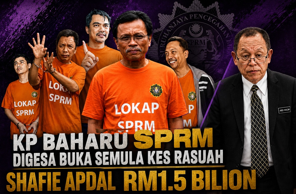 KP SPRM baharu digesa buka semula kes rasuah Shafie Apdal RM1.5 Bilion